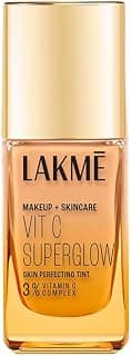 Lakme Makeup+Skincare VitC Superglow Skin Perfecting Tint Warm Crème W120 25ml