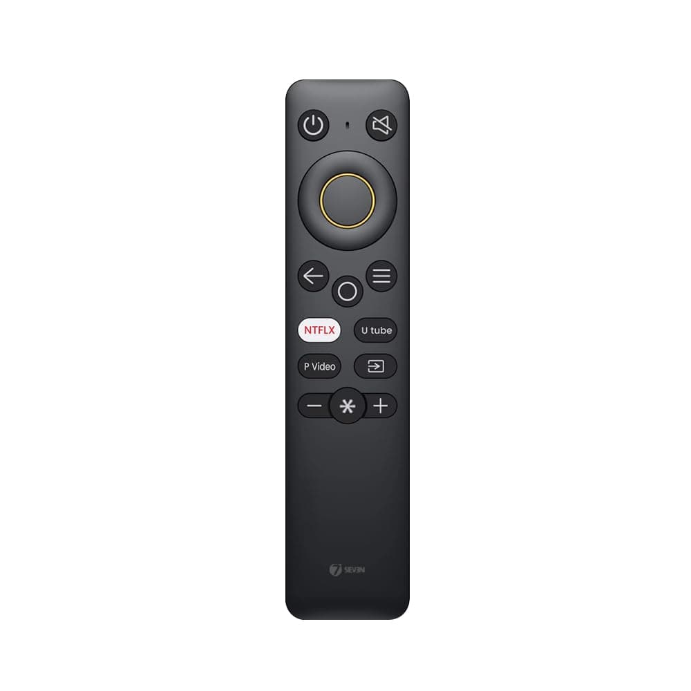 7SEVEN® Compatible with Realme Tv Remote Suitable for Smart Android LED OLED QLED Television Non Voice Command with Streaming Apps Hotkeys - Not Recommended for FireTv Stick Devices