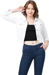 Women Cotton Blend Regular Solid Casual Jacket