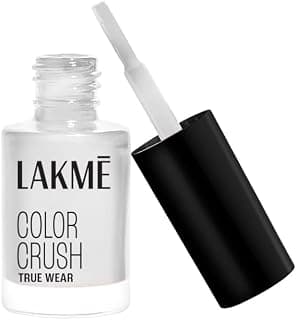 LAKMÉ True Wear Color Crush Glossy Finish Nail Polish, Long Lasting & Vibrant Nail Paint, 10, 6Ml