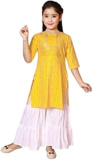 Generic Indian Traditional Dress for Baby Girl Kids Kurti and Sharara