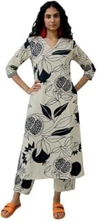 GoSriKi Women's Rayon Blend Straight Printed Kurta & Palazzo