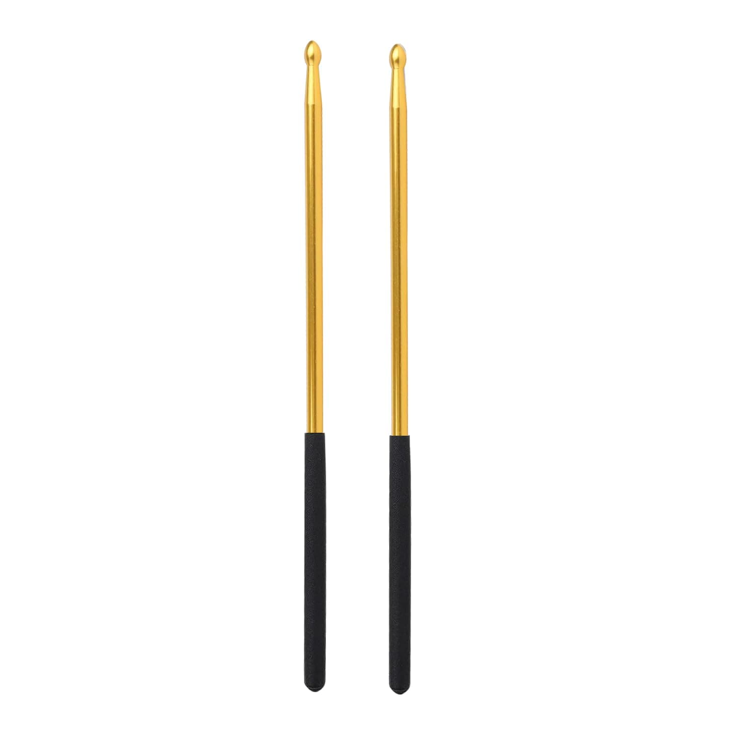 Softline Pro Metal Drumstick, Durable 5A Aluminum Drumstick with Grip, Ideal for Jazz Drum & Pad Practice, SP-DSGM-5A-Yellow
