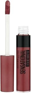 Maybelline New York Sensational Liquid Matte Lipstick, Non-sticky, Non-drying Lipstick, Hassle-Free & Precise Application, Long-lasting Liquid Matte Lipstick - Nude Nuance|7ml