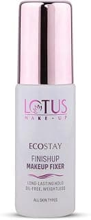 Lotus Makeup Ecostay Finishup Makeup Fixer | Enriched With Irish Moss, Rose Water And Hazel Extract | Oil Free | Long Lasting Hold | Weightless | All Skin Types | 70ml