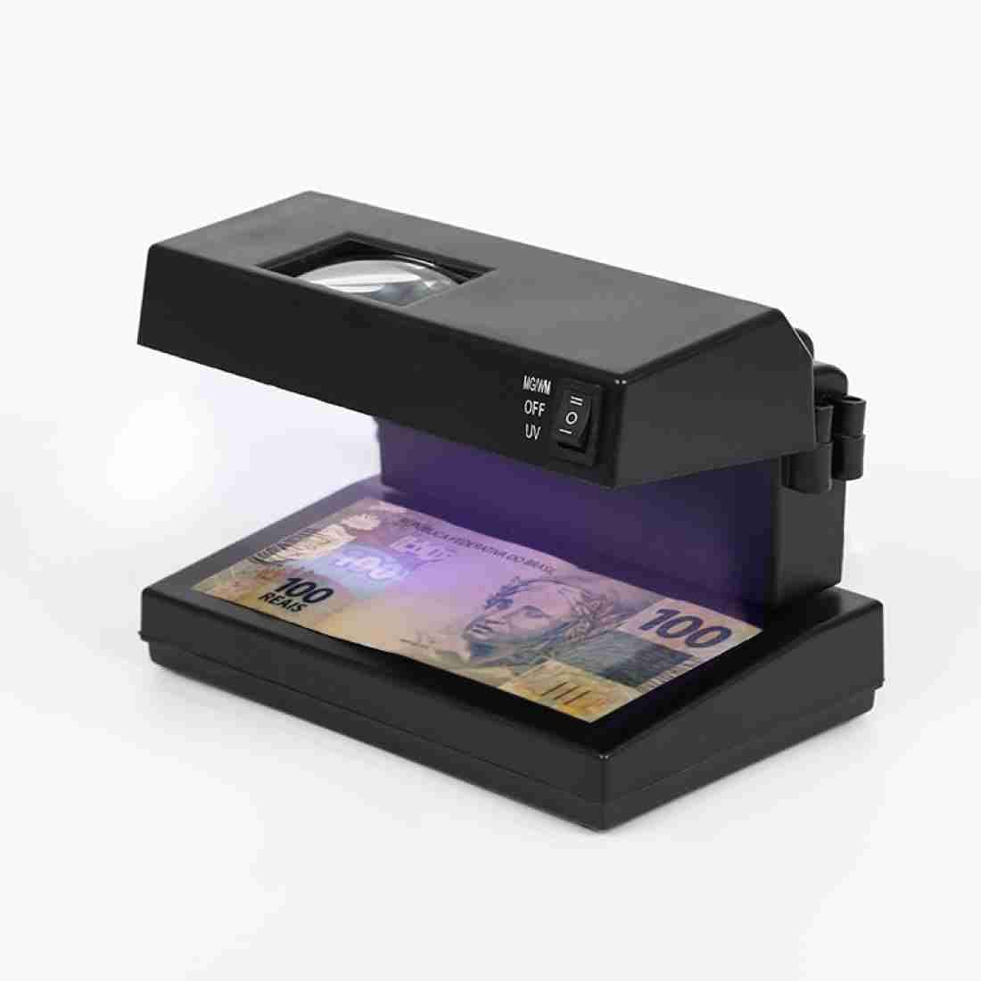 Dotpot Manual Fake Note/Money Detector Machine for Single Note Checking with UV Light Heavy Duty for Banks, Shops and Offices (Pack of 1)