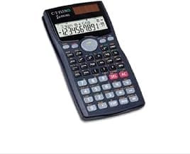 CTPLUS Sx-991MS Scientific Calculator, 401 Functions, Matrix Vector Calculations, STAT-Data, Dual Power Solar and Battery, ANS Function, with Hard Case
