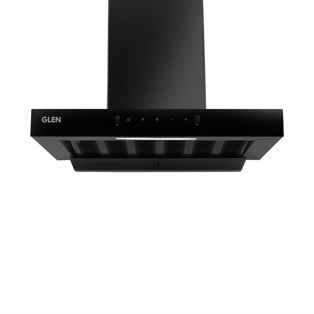 Glen Hood Anya Black Kitchen Chimney 60cm | 1200 m³/hr Suction| Filterless Thermal Auto Clean| T-Shape Design | Touch & Gesture Control | 2 LED Lights | 1-Year Comprehensive & 7-Year Motor Warranty