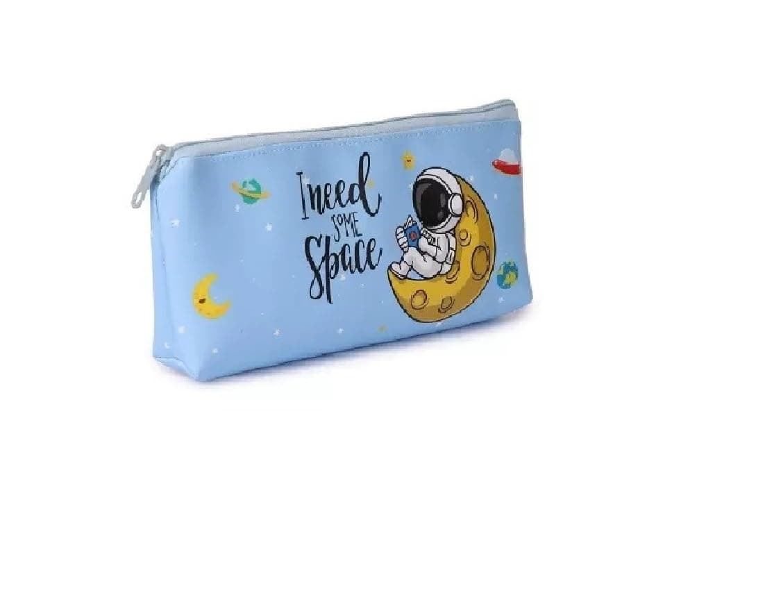ECLET 1Ps_Pencil Case for Boy Pencil Pouch for Boy School Stationery Storage Zipper Closer Large Capacity Pencil Case Travel Pouch Art Polyester Pencil Box