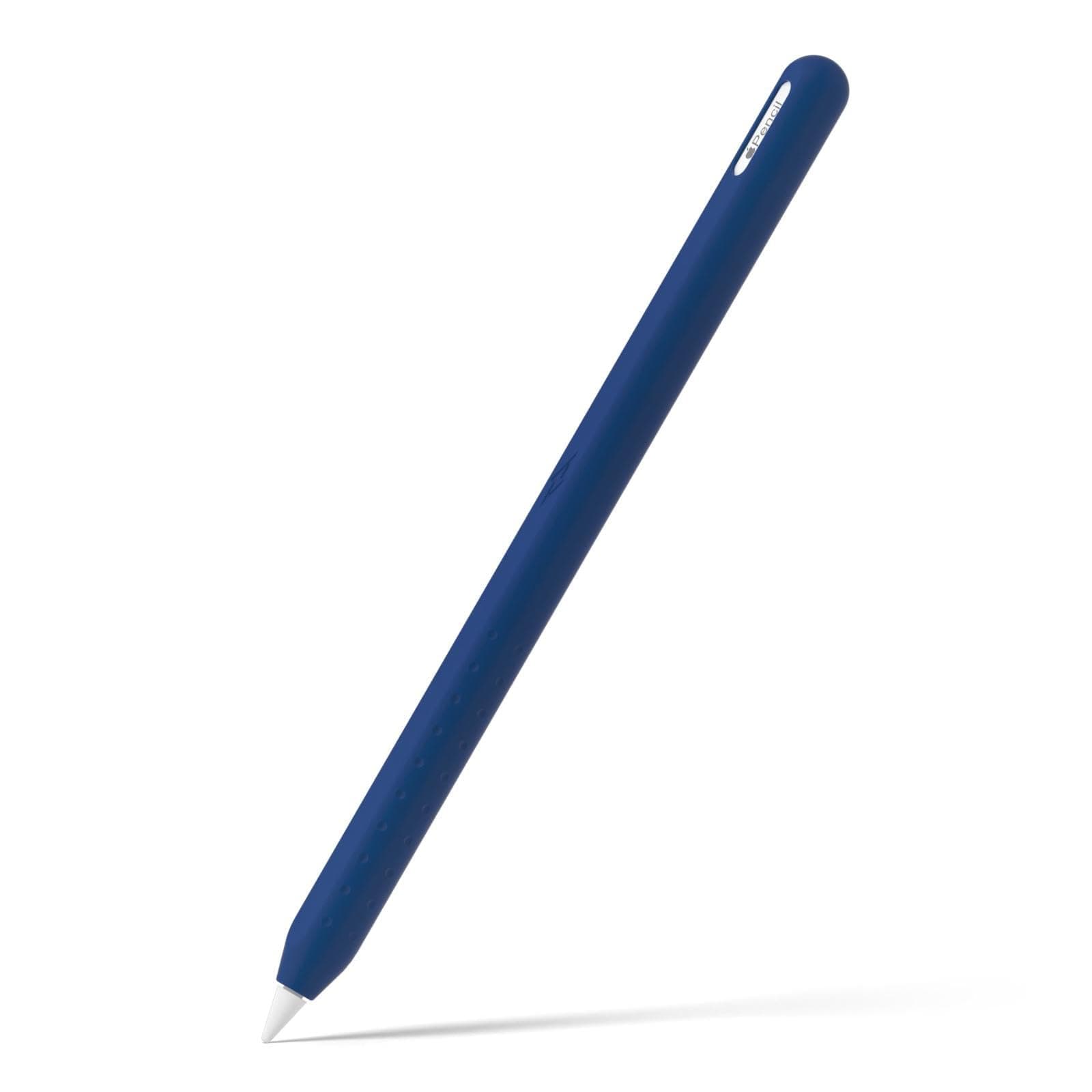 Oboe Silicone Cover Pencil Case Dotted Design Sleeve Compatible with Apple Pencil 2nd Gen/Apple Pencil Pro for iPad Pro 11/12.9 inch Skin (B-Midnight Blue) [Stylus Pencil is NOT Included]