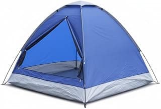 2 Person Camping Tent Water Resistant UV Protection Wind Ready Portable Dome Tent for Camping Hiking Trekking Festivals ET1102 Navy Blue
