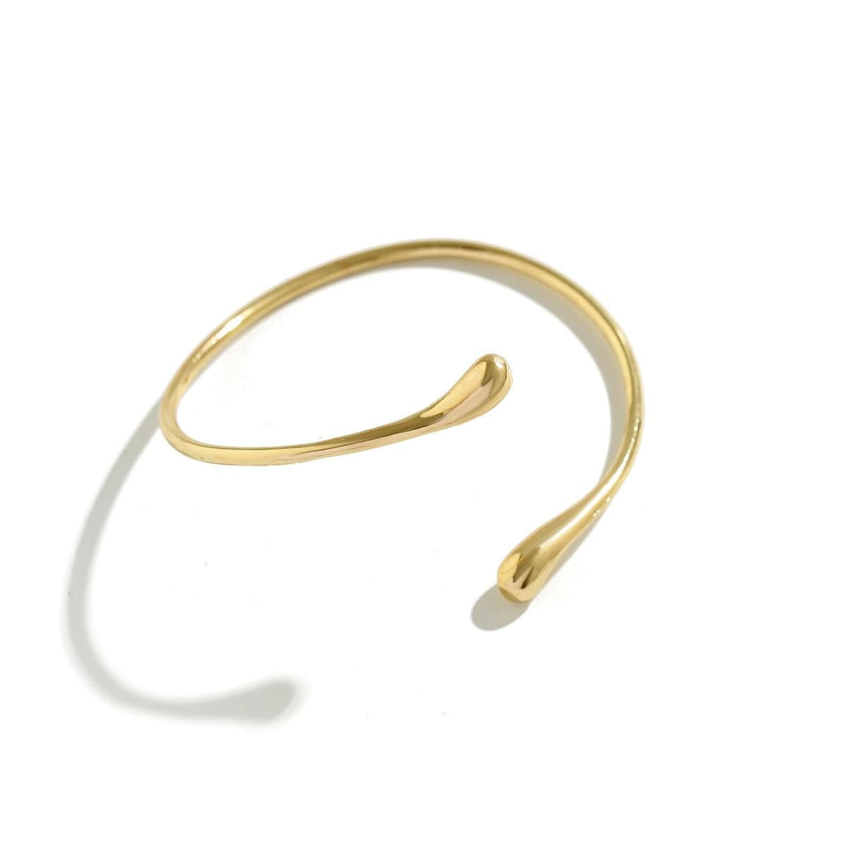 Aaishwarya Gold Plated Adjustable Upper Arm Cuff Bracelet | Flexible Elegant Armlets | Anti-Tarnish Jewels | Gift for Women and Girls | Statement Jewelry | Boho Beach Accessory