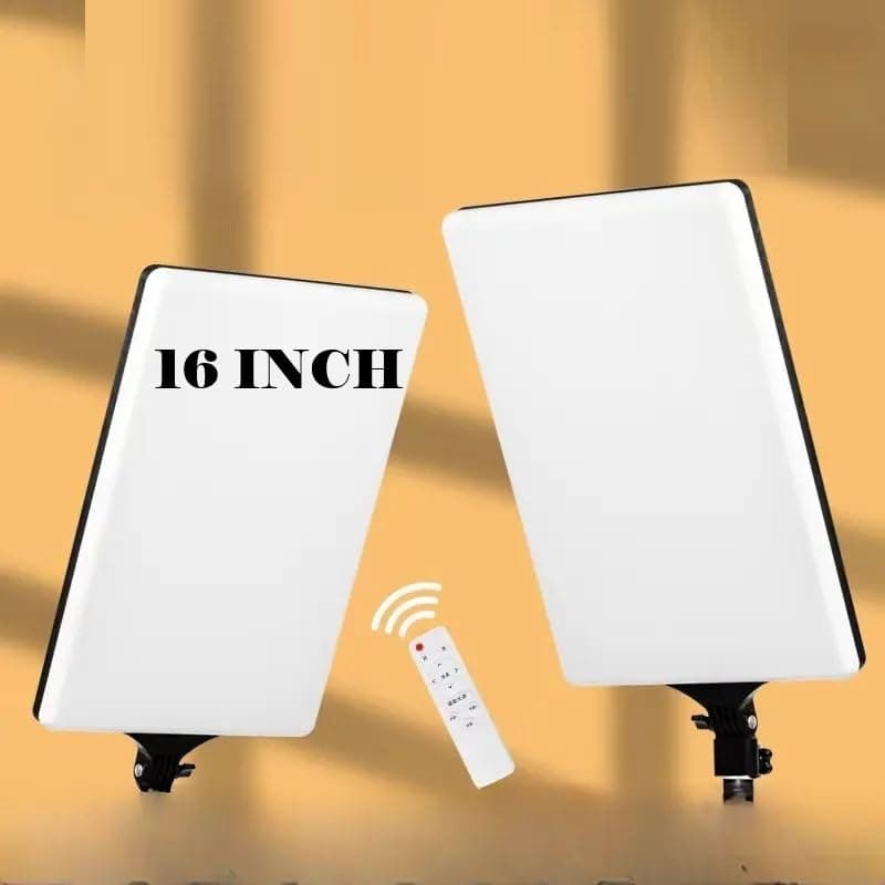 FKU 16 INCH Large PANAL Led Fill Light with Remote for Photography Live Stream Video Photo Lamp (16 INCH LED Panel Light)