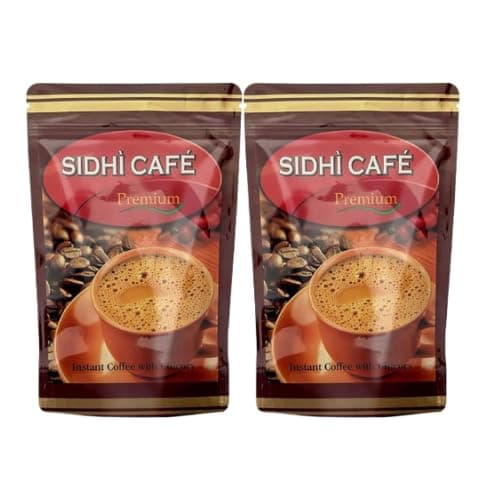 Sidhicafe Premium Instant Coffee - 200g Each (Pack of 2) | Enriched with Chicory | Delightful Aroma, Full-Bodied Taste | Easy to Prepare