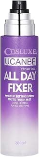 COSLUXE UCANBE Makeup Setting Fixer Spray - Matte Finishing Spray Long Lasting Face Mist, Oil Control Lightweight Hydrate Make Up Sprays, 6.7 Fl Oz Large Size
