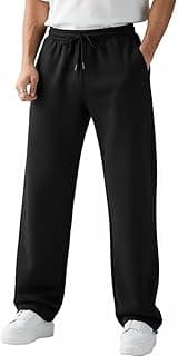 QUIXEL Men's Cotton Baggy Trackpants | Oversized Fit Streetwear & Gym Wear | Comfortable Casual Joggers for Men