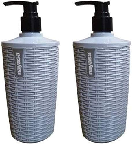 Nayasa 1000 ml Gel Dispenser (Grey) (Set of 2)