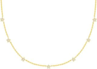 GIVA 925 Silver Golden Star Constellation Necklace |Best Friends Gifts for Women and Girls| With Certificate of Authenticity and 925 Stamp | 6 Months Warranty