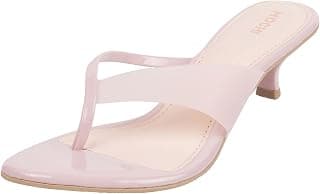 Mochi Women Kitten Heel Slip-on Sandal