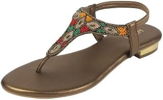 Metro Women's Embelished Back Strap Sandal