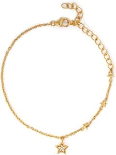 Shaya by CaratLane 925 Silver A Star is Born Bracelet in Gold Plated Gifts for Womens & Girls