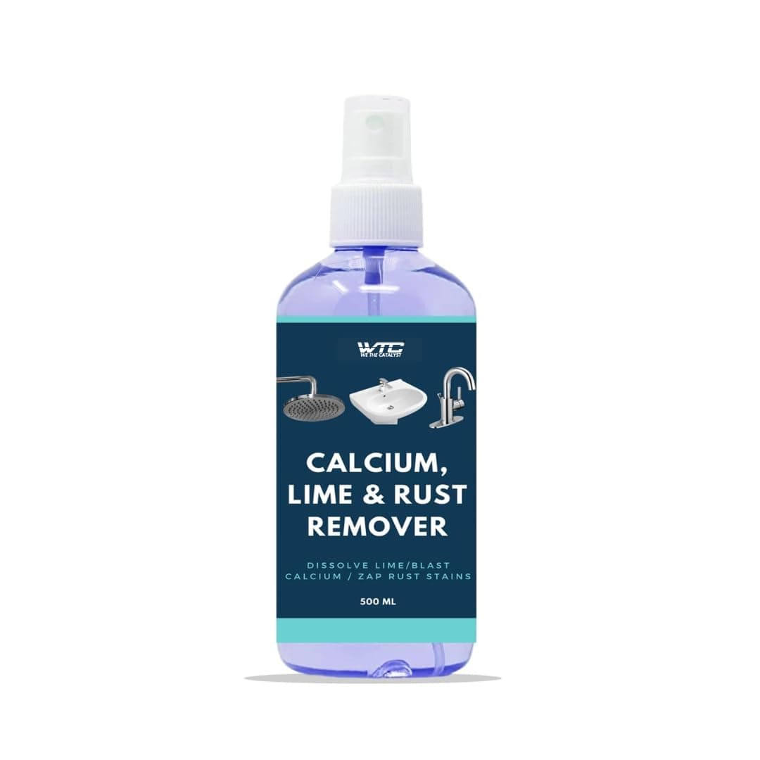 WTC Lime Scale Remover Spray – Powerful Descaler for Bathroom, Kitchen, Taps, Tiles & Appliances – Hard Water Stain Cleaner – 500ml