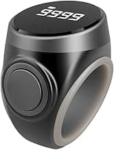 WELTHERM S-9 Smart Digital Tasbih Counter Ring for Muslim Prayer | HD OLED Display | Adjustable Size | Rechargeable Zikr Counter | Vibration Alerts | Islamic Gift for Men & Women