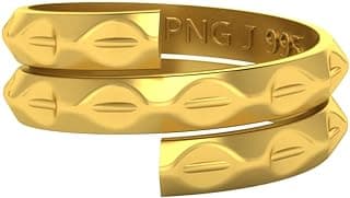 P. N. Gadgil Jewellers PNG Jewellers 3 gm Vedhani Gold Ring 24 kt (995)