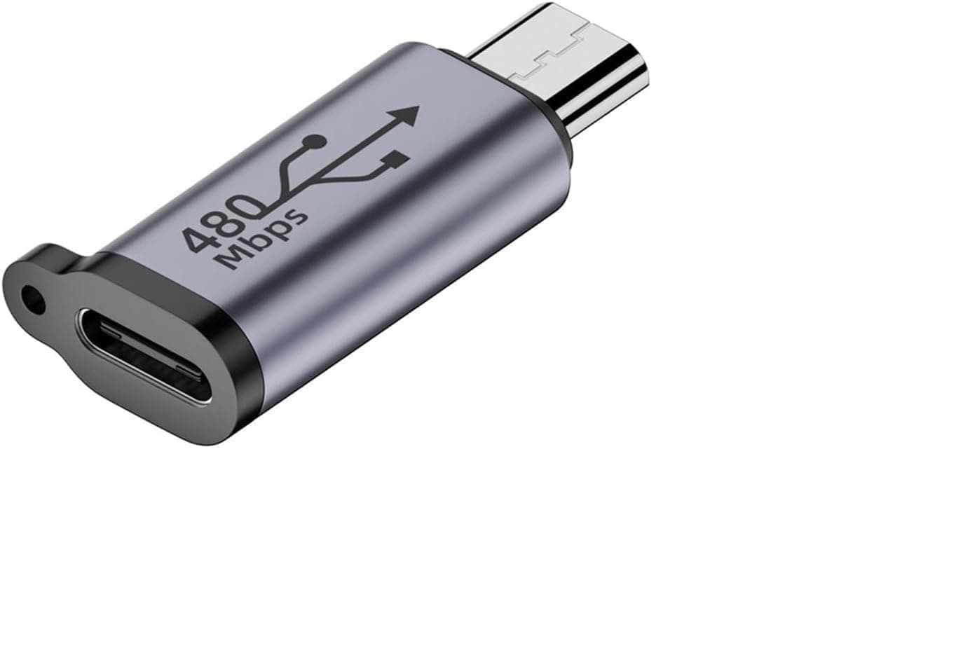 Tobo USB-C to Micro USB Adapter, USB Type C Female to Micro USB Male Converter USB C to Micro B 2.0 Charge & Data Sync Compatible with Samsung Galaxy S7 S6 J7 Note 5 Kindle Ps4TD-1300CC. (Pack of 1)