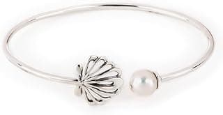 Shaya by CaratLane 925 Silver Pearl in the Sea Shell Bracelet Gifts for Womens & Girls