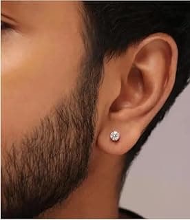 Generic T TRENDY MART Classic Stud Earring for Men and Women, Golden Color, Fashionable Premium Style