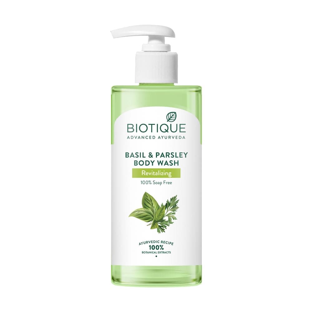 Biotique Basil & Parsley Revitalizing Body Wash 300ml (Pack of 1)