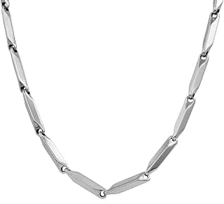 Nakabh Stainless Steel Rice Chain for Men and Boys