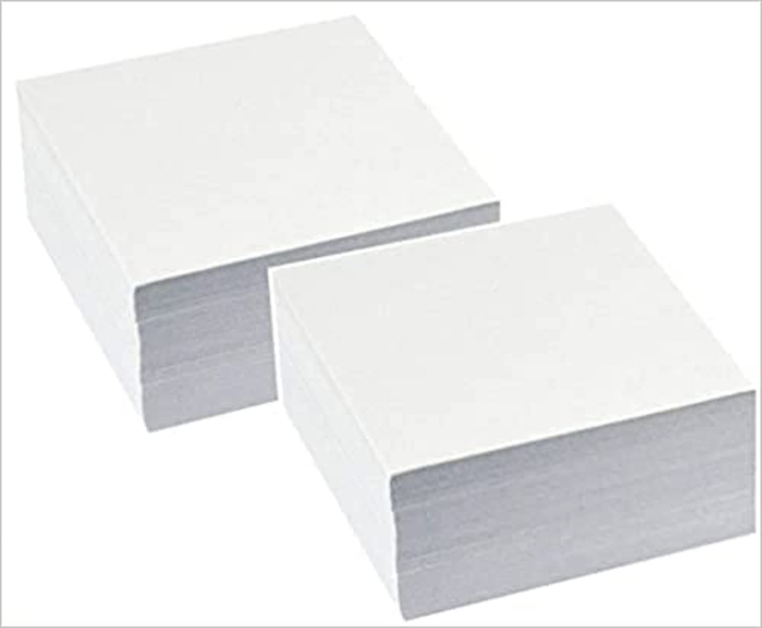 Peeplvalue Writing Plain Slip Note Pad, Set of 3 Mini memo pad White Estimate Pad-100 white pages per pad