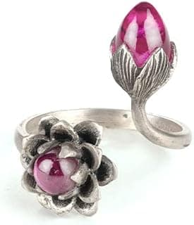 Shaya by CaratLane 925 Silver Oxidised Rise Above Bias Ring Gifts for Womens & Girls
