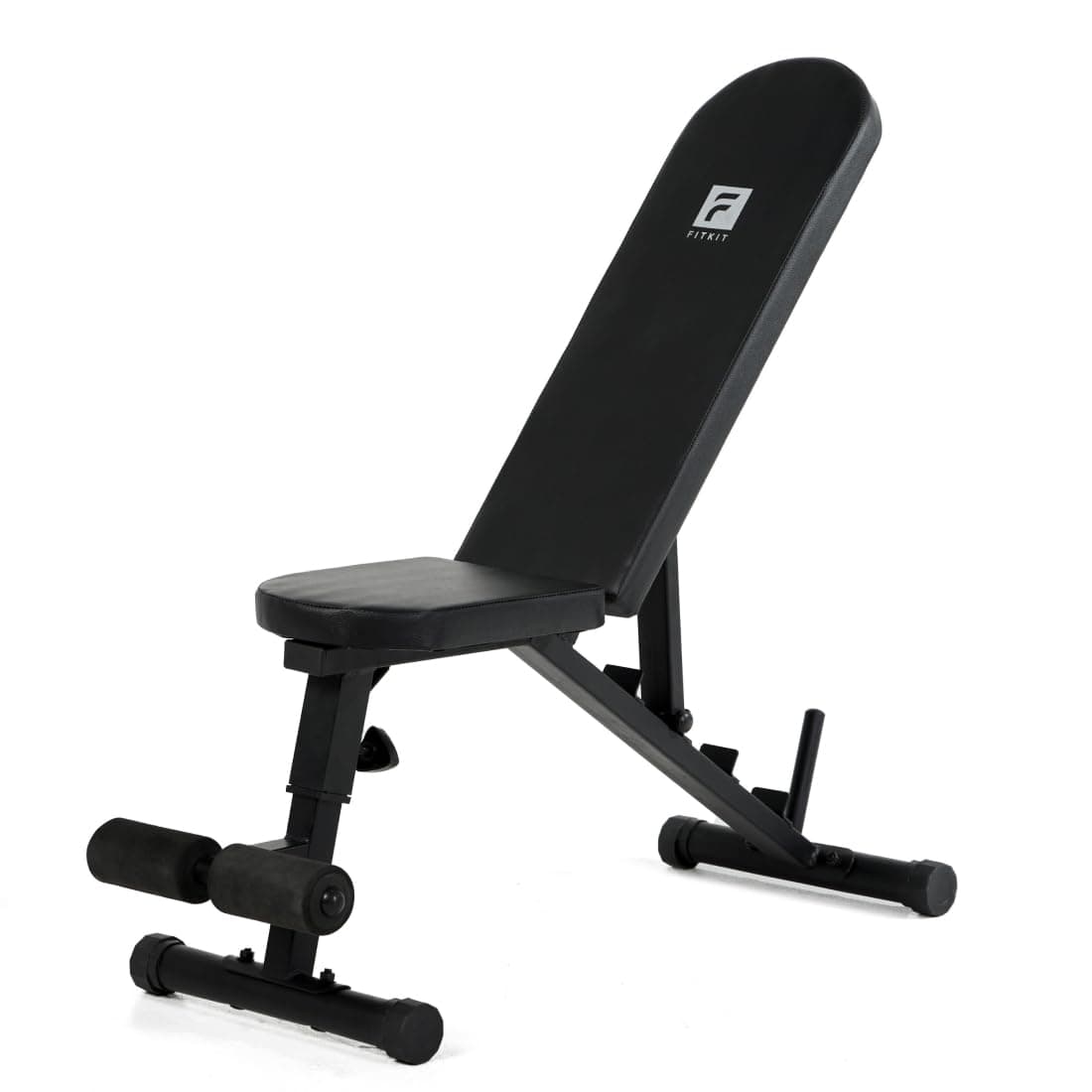 FITKIT by Cult Adjustable Bench for Home Workout with Leg Support | 350kg Weight Capacity | 5-Level Incline & Decline | High-Density Cushioning & Heavy-Duty Steel Frame with 6 Months Warranty