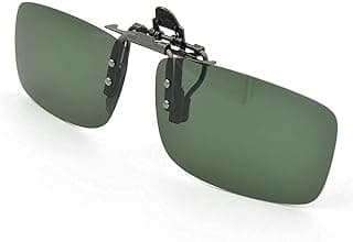 USJONES Polarized Clip-on Sunglasses Attachment Sunglasses UV Protection Sunlight Anti-Glare Driving Glasses