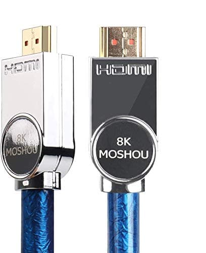 SIKAI CASE 8K 3 ft 4K at 60HZ 8K at 120Hz 48Gbps 4320P UHD HDR Ultra High Speed Definition Multimedia Interface Cord Cable Compatible with LG OLED TV, Samsung QLED TV, Apple TV 4K, Roku (Blue)