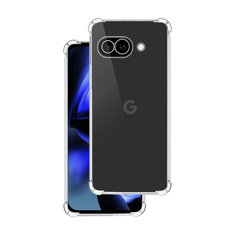 7SEVEN® Back Cover for Google Pixel 9A Transparent Mobile Back Case Shock Proof Design Camera Edges Protection Crystal Clear Phone Case Silicon Soft TPU and Flexible Bumper Phone Cover