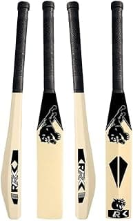 RRKK Heavy Duty Cricket Bat Full Size (33 x 4.2 Inch) | Premium Lightweight PVC Tennis Bat with Grip | Durable Turf Bat for Gully Cricket | All Age Group