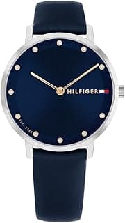 Tommy Hilfiger Quartz Analog with Blue Dial Blue Leather Strap Watch for Women - TH1782764