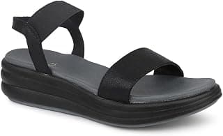 Inc.5 Womens Women Black Comfort Heels Sandal