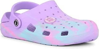 Liberty A-HA LPMXT-962E Casual Slingback Clogs for Women - Purple & Pink | Slip-On Comfort, Comfortable, Breathable and Lightweight | Ideal for All-Day Wear | Suitable for Indoors/Outdoors Footwear