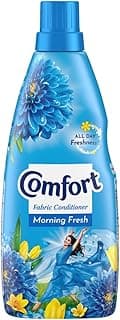 Comfort Morning Fresh Fabric Conditioner 860 ml Bottle|| After Wash Liquid Fabric Softener - For Softness|| Shine & Long Lasting Freshness