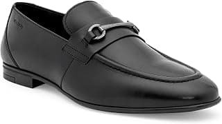 Red Tape Loafers for Men | Real Leather Shoes with Low-Cut Pattern