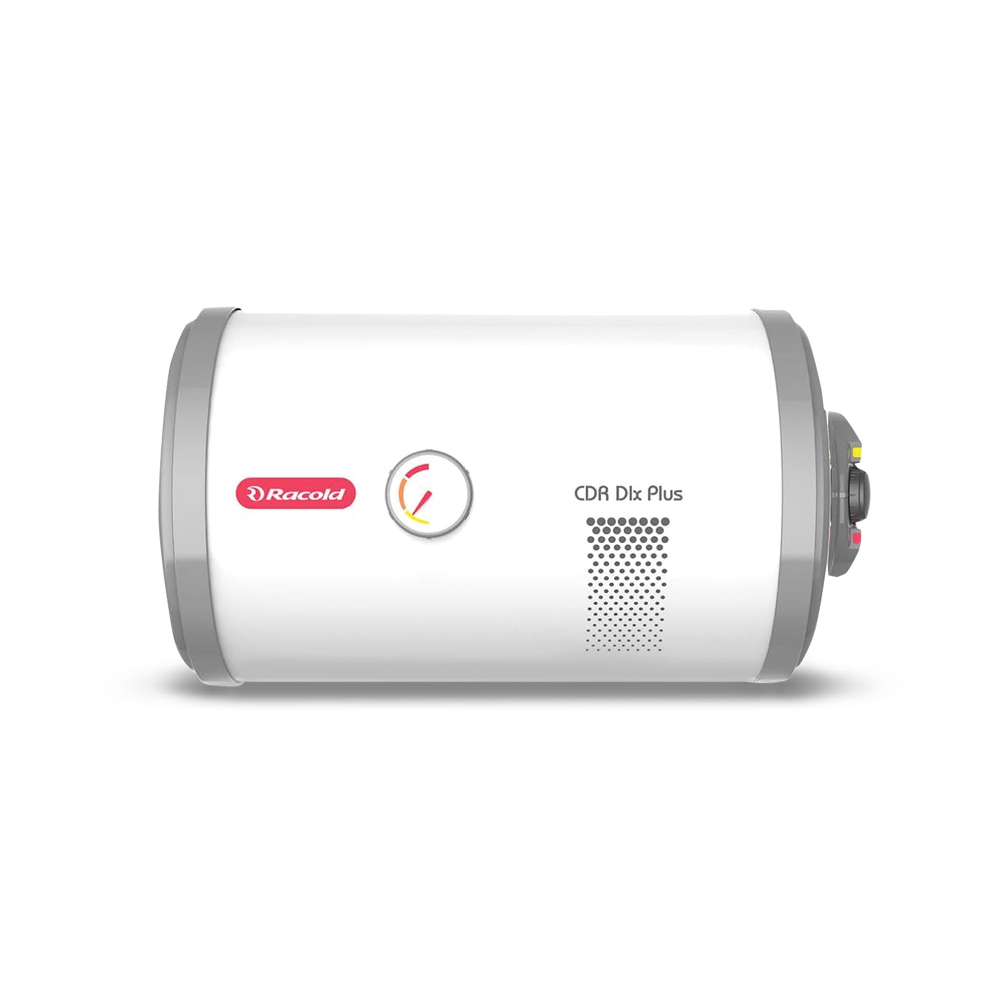 Racold CDR DLX Plus RHS 15L Horizontal Energy Efficient Storage Water Heater(Geyser) with Free Installation & Pipes|Temperature Display & Knob|Fits Under False Ceilings|Titanium Enameled Coating