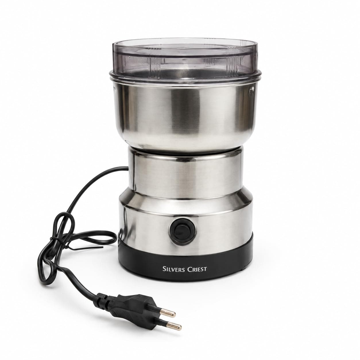 Electric Mixer Grinder 300W Stainless Steel Coffee & Spice Grinder Machine, Portable Dry Masala Grinder with One Touch Operation, Grinder for Coffee Beans, Spices, Nuts & Grains Home Kitchen