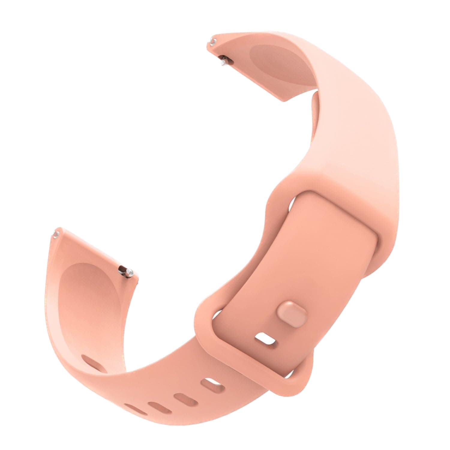 YODI Nato Soft Silicone Sport Strap Band Compatible with Amazfit Bip U Pro, GTS 2e, GTS 3, Samsung Galaxy Watch 42MM, Galaxy Watch 3 SM-R850 41MM, Smartwatch Model Only (Pink)
