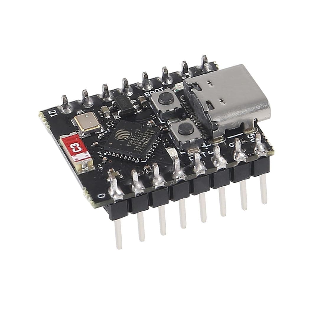 DELLZO ESP32-C3 Super Mini USB C-Type Development Board | Compact WiFi and Bluetooth Board | Ideal for IoT and Embedded Projects (Pre-Loaded with Tested Code)