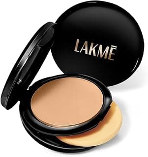 Lakme Absolute White Wet & Dry Compact Powder, Golden Medium 03, SPF 17, Long Lasting Face Makeup for a Natural Glow -Foundation Powder for Women, 9 g